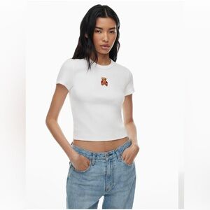 Aritzia sunday best besthug little ribbed t-shirt
